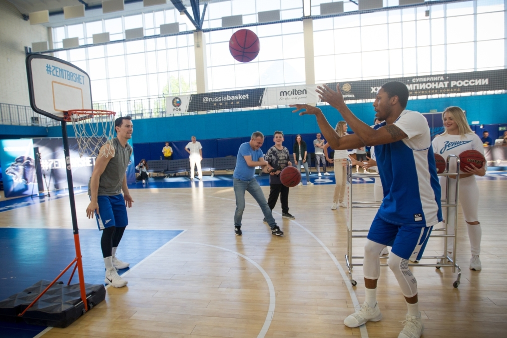 Открытая тренировка БК «Зенит»