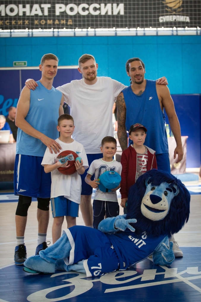 Открытая тренировка БК «Зенит»