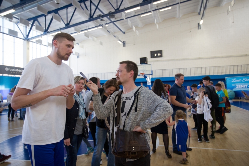 Открытая тренировка БК «Зенит»