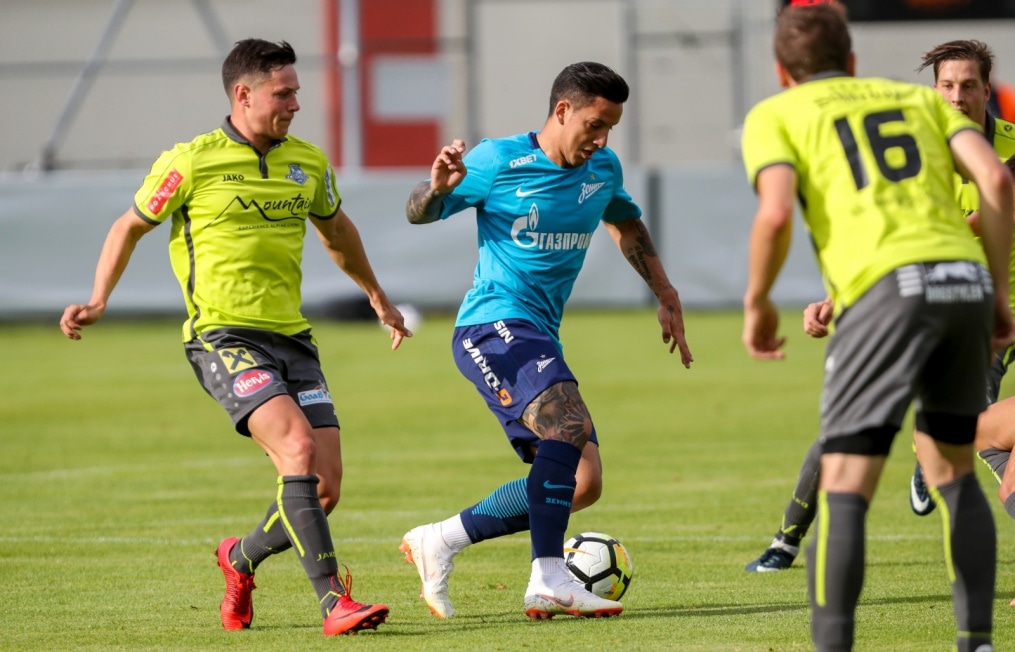 Товарищеский матч «Зенит» — «Пинцгау»