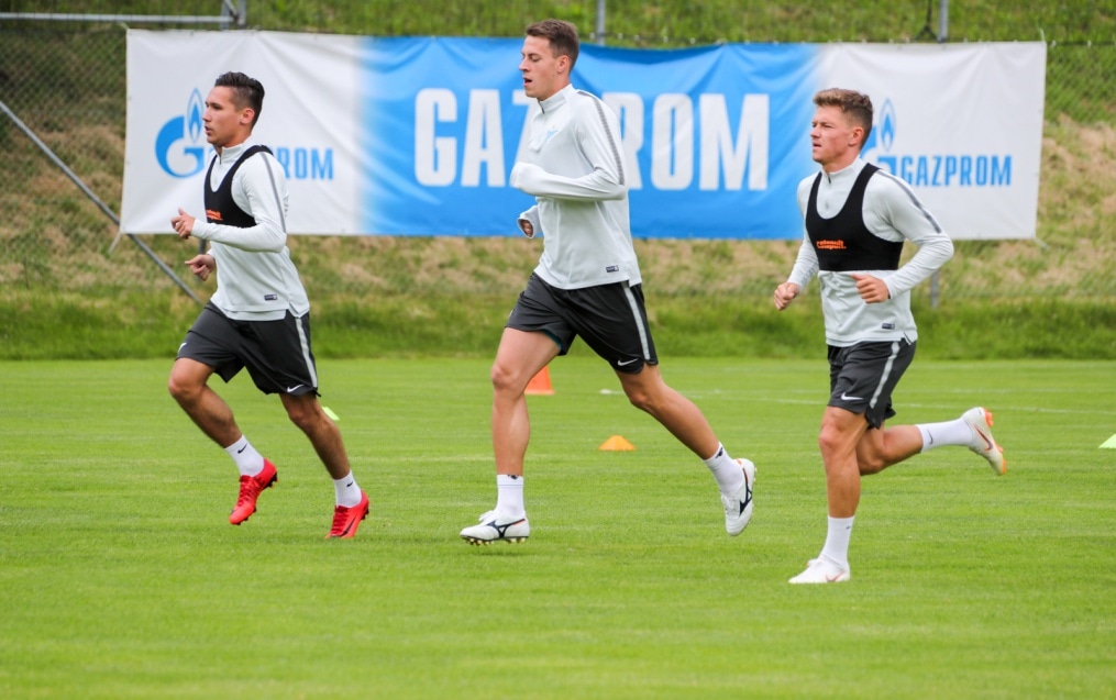 «Газпром» — тренировочные сборы в Австрии: 27 июня, утренняя тренировка