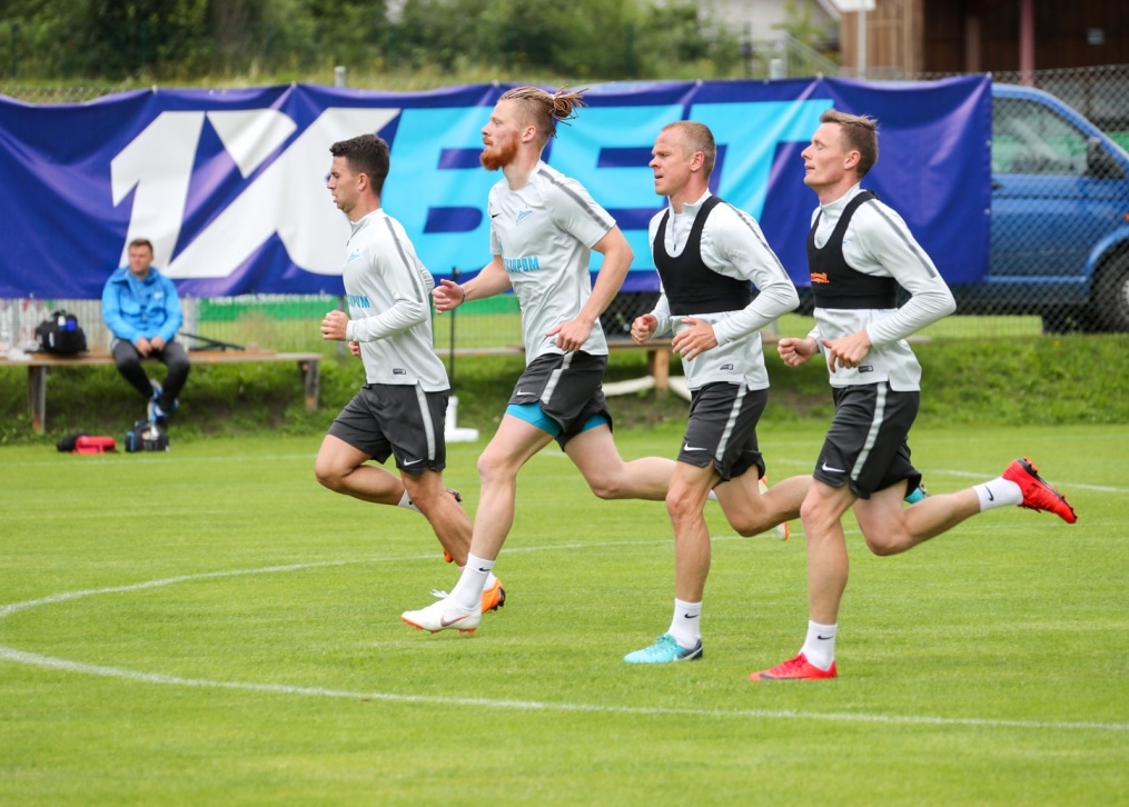 «Газпром» — тренировочные сборы в Австрии: 27 июня, утренняя тренировка