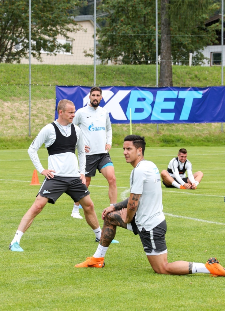«Газпром» — тренировочные сборы в Австрии: 27 июня, утренняя тренировка