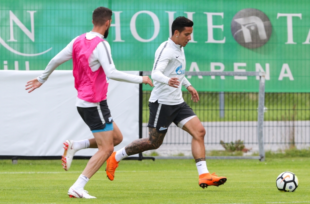 «Газпром» — тренировочные сборы в Австрии: 27 июня, утренняя тренировка