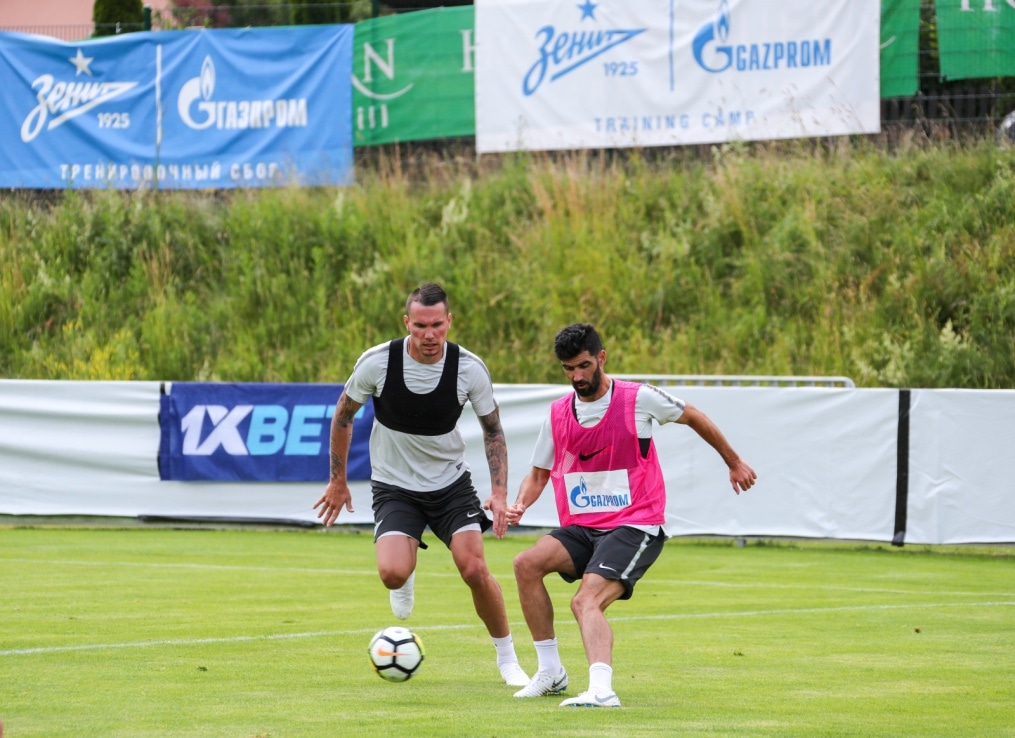 «Газпром» — тренировочные сборы в Австрии: 27 июня, утренняя тренировка