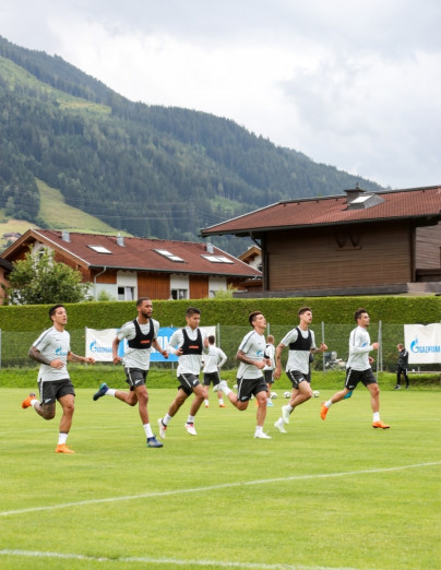 «Газпром» — тренировочные сборы в Австрии: 27 июня, утренняя тренировка