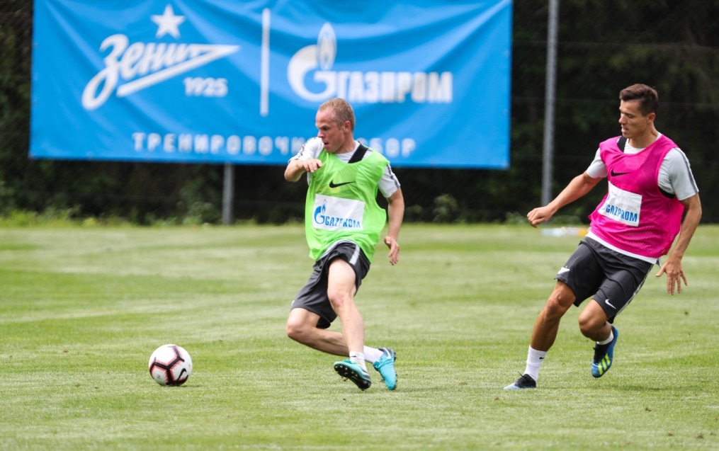 Вторые «Газпром» — тренировочные сборы в Австрии: 5 июля, утренняя тренировка