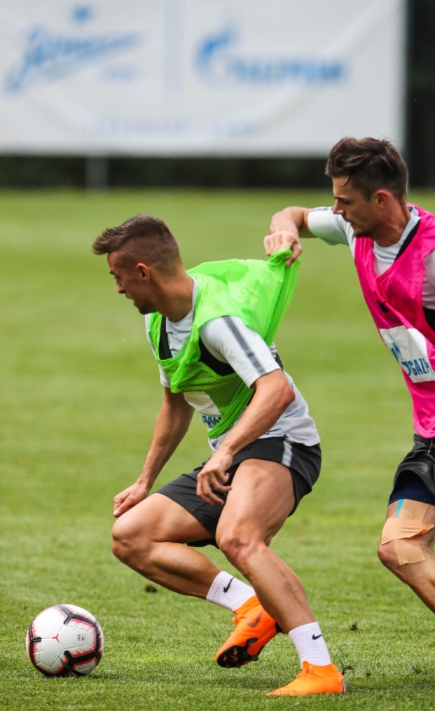 Вторые «Газпром» — тренировочные сборы в Австрии: 5 июля, утренняя тренировка