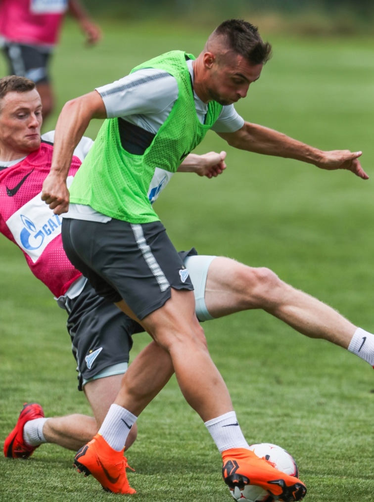 Вторые «Газпром» — тренировочные сборы в Австрии: 5 июля, утренняя тренировка