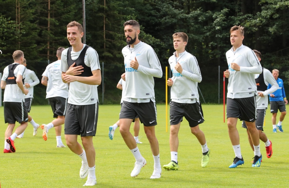 Вторые «Газпром» — тренировочные сборы в Австрии: 5 июля, утренняя тренировка