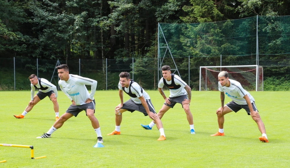 Вторые «Газпром» — тренировочные сборы в Австрии: 5 июля, утренняя тренировка