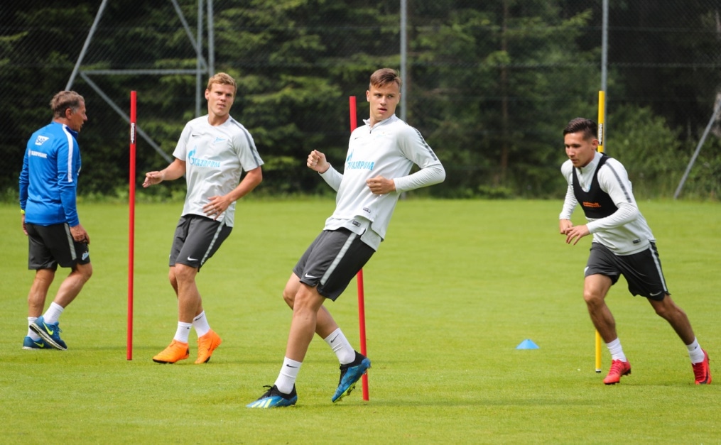 Вторые «Газпром» — тренировочные сборы в Австрии: 5 июля, утренняя тренировка