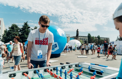 Фоторепортаж о Большом фестивале футбола в Саратове