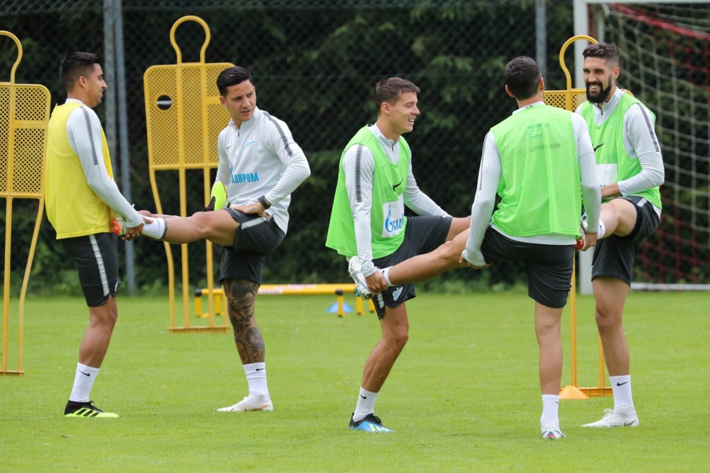 Вторые «Газпром» — тренировочные сборы в Австрии: утренняя тренировка 7 июля