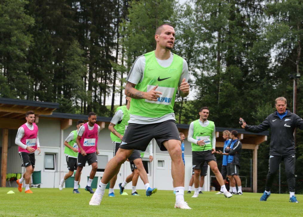 Вторые «Газпром» — тренировочные сборы в Австрии: утренняя тренировка 7 июля