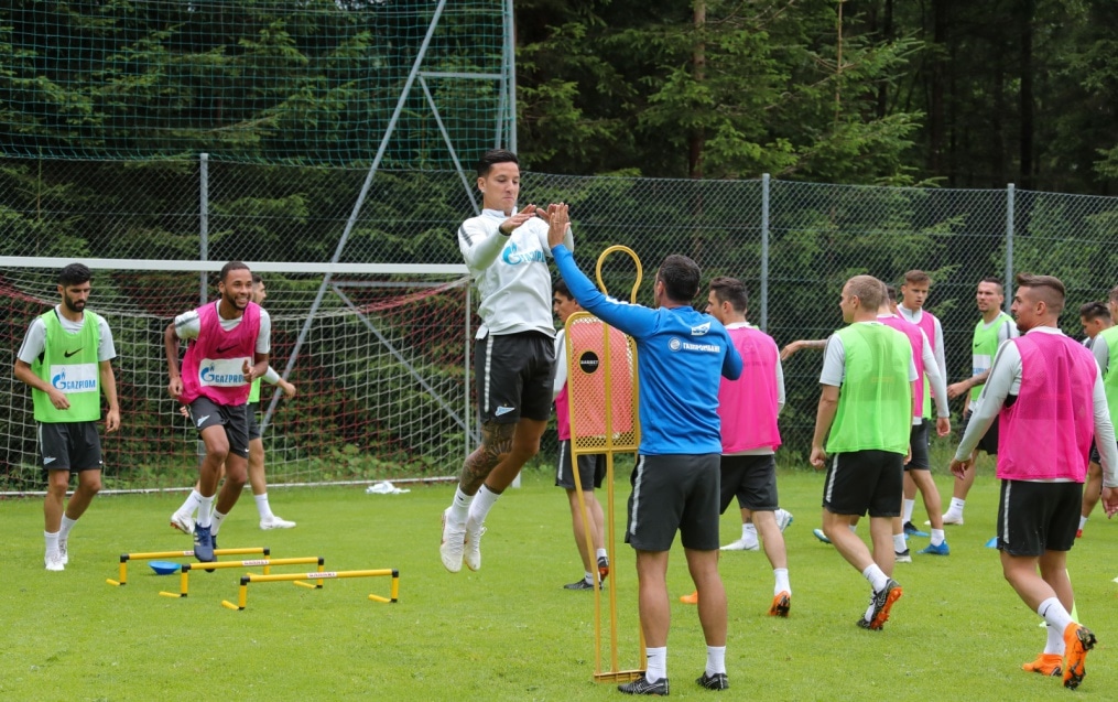 Вторые «Газпром» — тренировочные сборы в Австрии: утренняя тренировка 7 июля