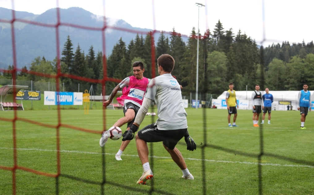 Вторые «Газпром» — тренировочные сборы в Австрии: утренняя тренировка 7 июля