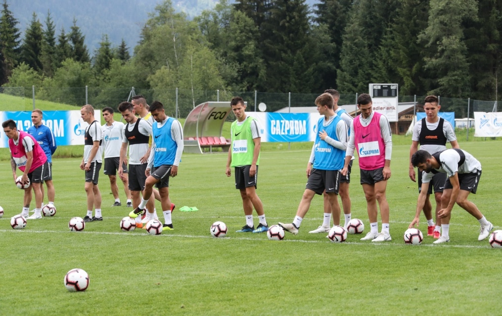 Вторые «Газпром» — тренировочные сборы в Австрии: утренняя тренировка 7 июля