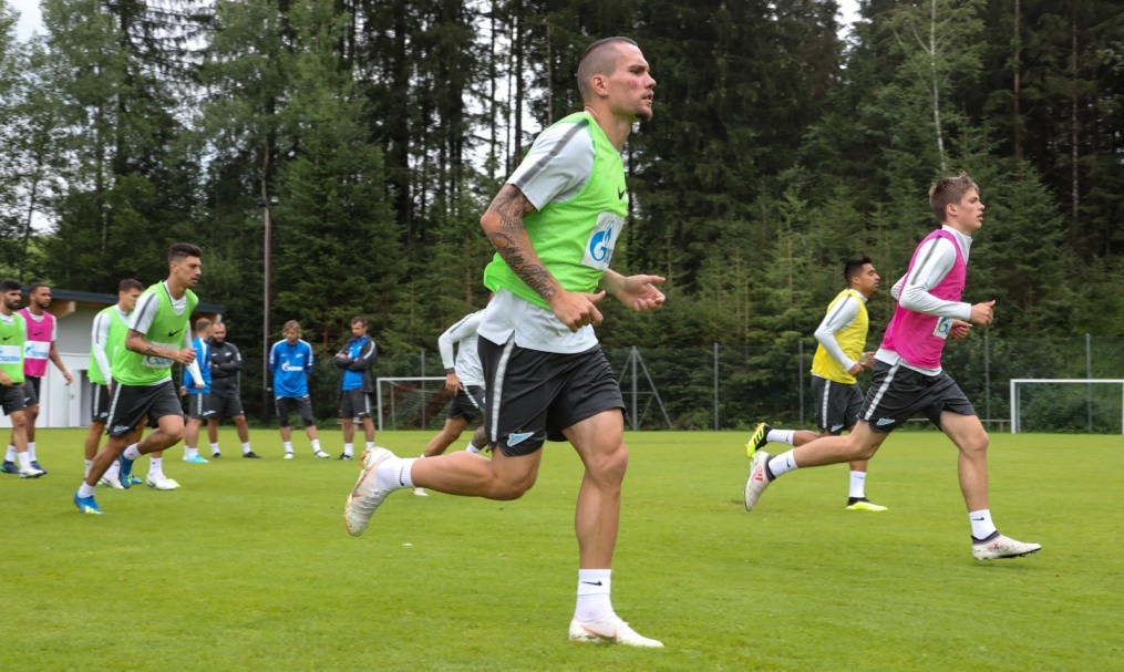 Вторые «Газпром» — тренировочные сборы в Австрии: утренняя тренировка 7 июля