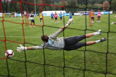 Вторые «Газпром» — тренировочные сборы в Австрии: утренняя тренировка 7 июля