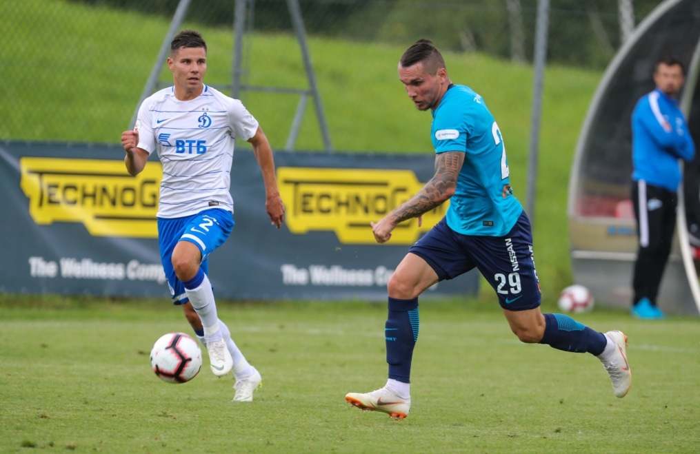 Вторые «Газпром» — тренировочные сборы в Австрии: товарищеский матч «Зенит» — «Динамо»