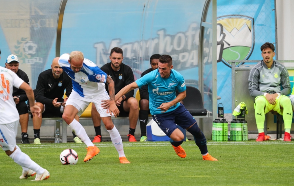 Второй «Газпром» — тренировочные сбор в Австрии: товарищеский матч «Зенит» — «Грассхоппер»