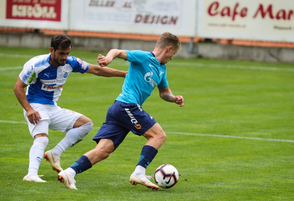 Второй «Газпром» — тренировочные сбор в Австрии: товарищеский матч «Зенит» — «Грассхоппер»