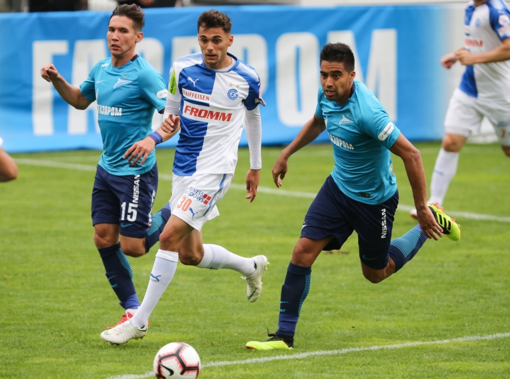 Второй «Газпром» — тренировочные сбор в Австрии: товарищеский матч «Зенит» — «Грассхоппер»