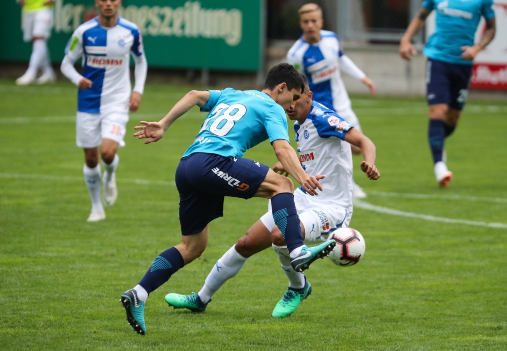 Второй «Газпром» — тренировочные сбор в Австрии: товарищеский матч «Зенит» — «Грассхоппер»