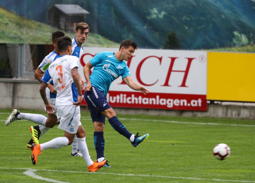 Второй «Газпром» — тренировочные сбор в Австрии: товарищеский матч «Зенит» — «Грассхоппер»