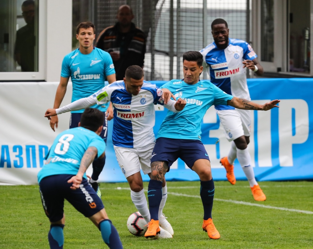 Второй «Газпром» — тренировочные сбор в Австрии: товарищеский матч «Зенит» — «Грассхоппер»