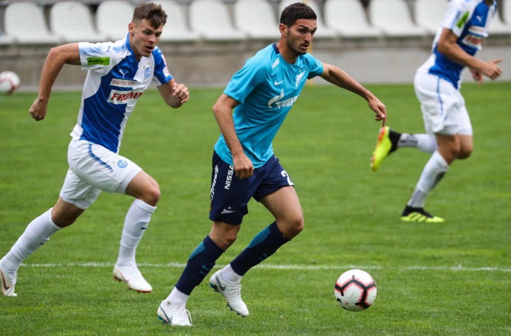 Второй «Газпром» — тренировочные сбор в Австрии: товарищеский матч «Зенит» — «Грассхоппер»