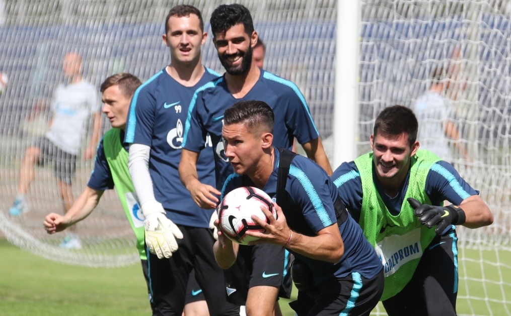 Открытая тренировка «Зенита» перед матчем с «Енисеем»
