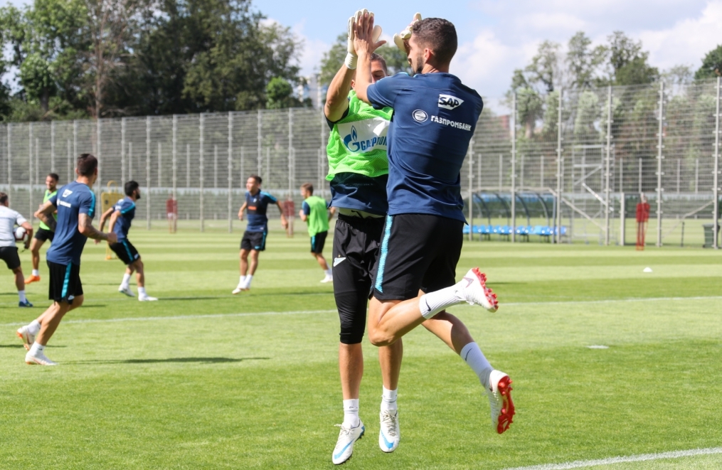 Открытая тренировка «Зенита» перед матчем с «Енисеем»