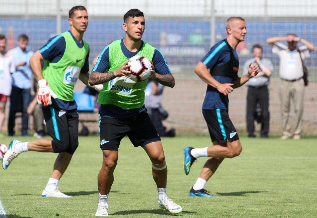 Открытая тренировка «Зенита» перед матчем с «Енисеем»