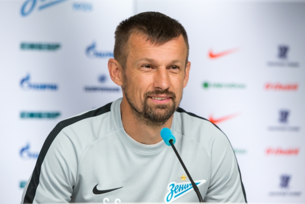 Пересс-конференция «Зенита» перед матчем с «Енисеем»