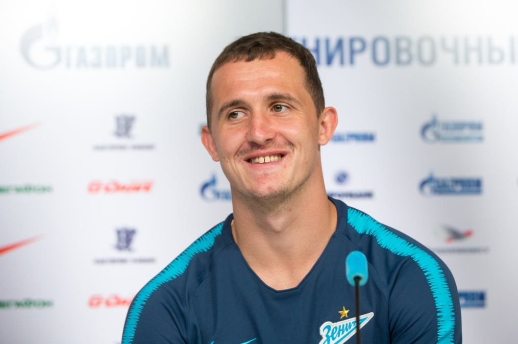 Пересс-конференция «Зенита» перед матчем с «Енисеем»