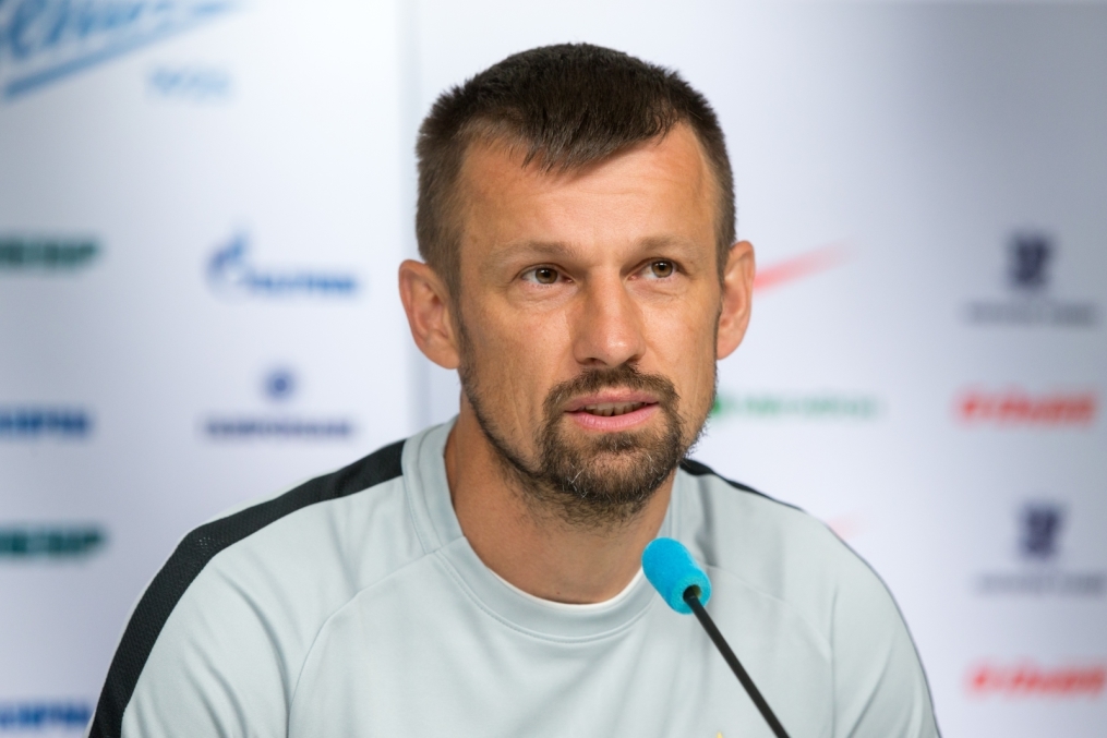 Пересс-конференция «Зенита» перед матчем с «Енисеем»