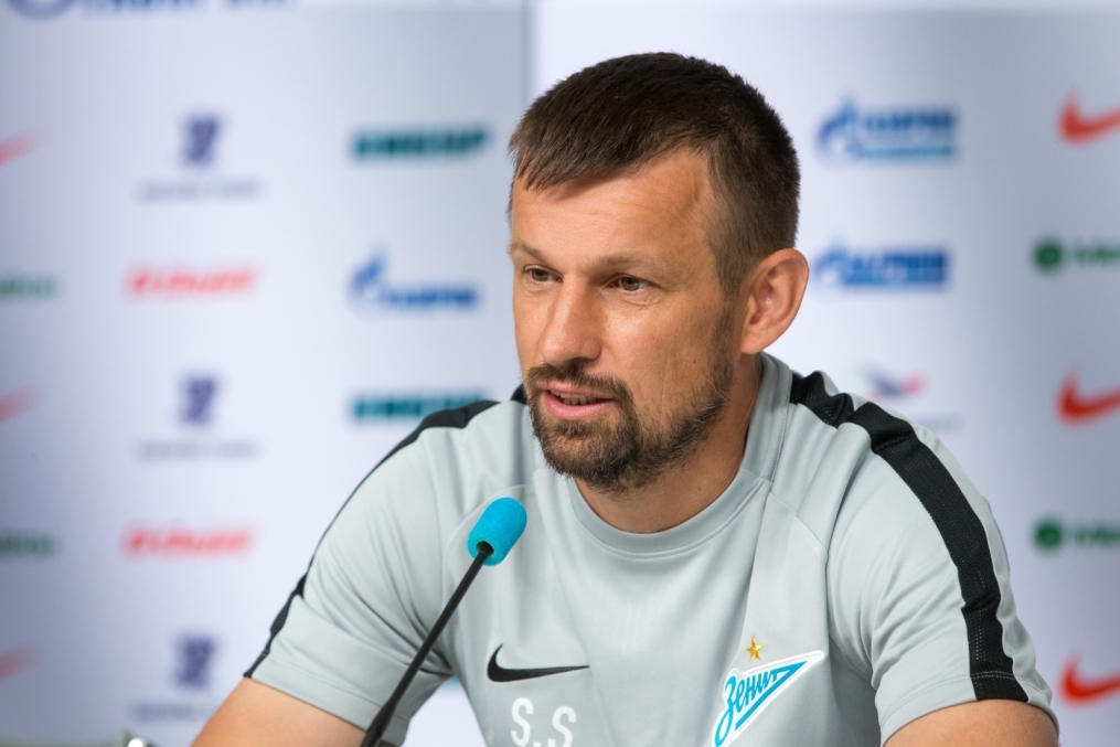 Пересс-конференция «Зенита» перед матчем с «Енисеем»