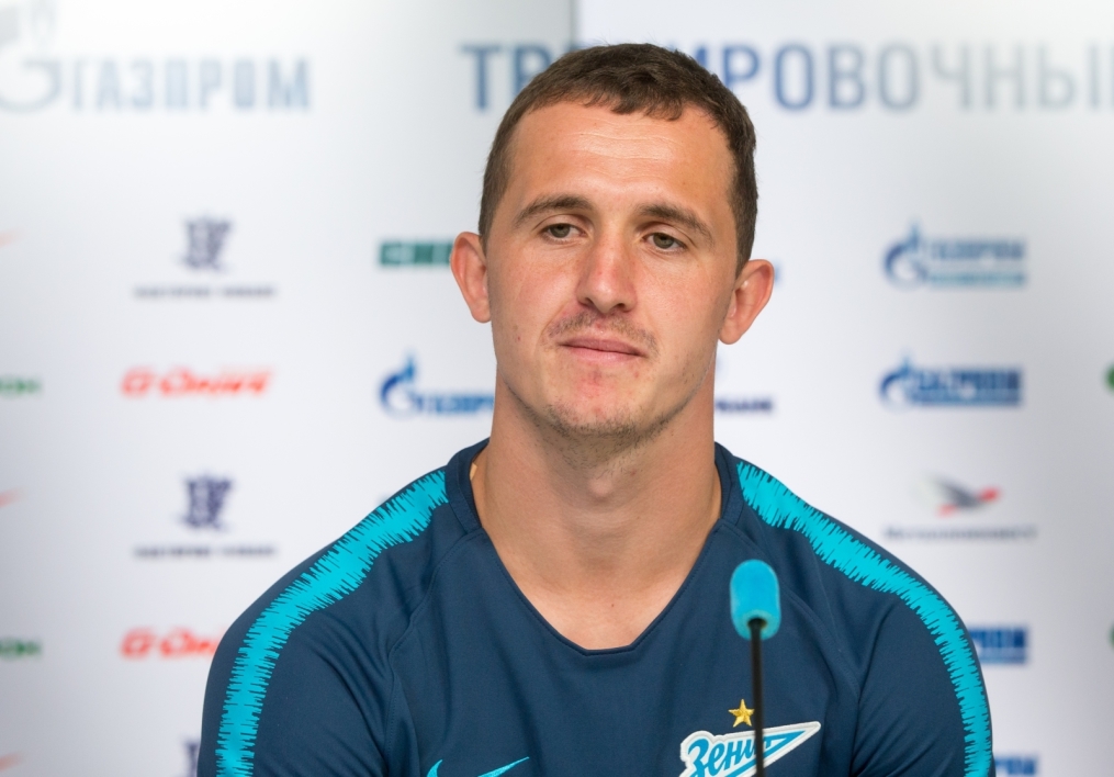 Пересс-конференция «Зенита» перед матчем с «Енисеем»