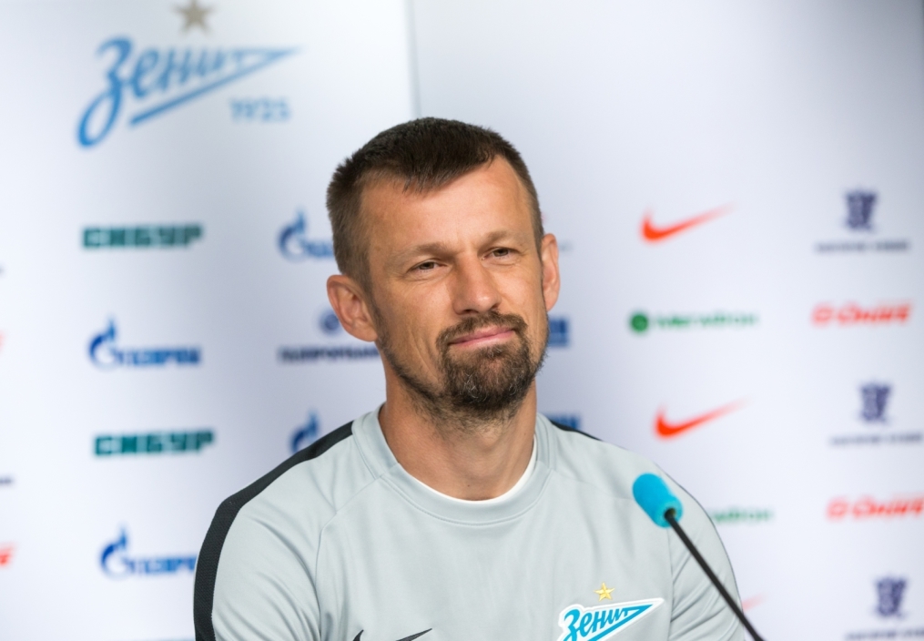 Пересс-конференция «Зенита» перед матчем с «Енисеем»