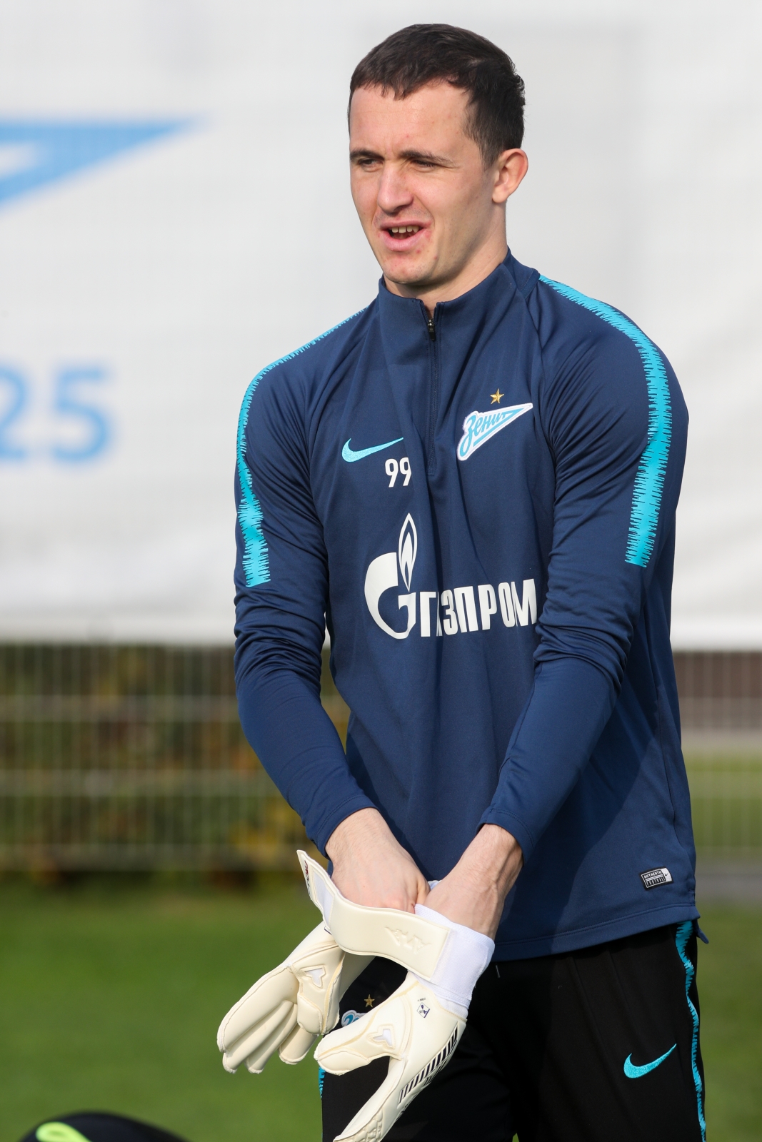 Тренировка «Зенита» перед матчем с «Динамо»