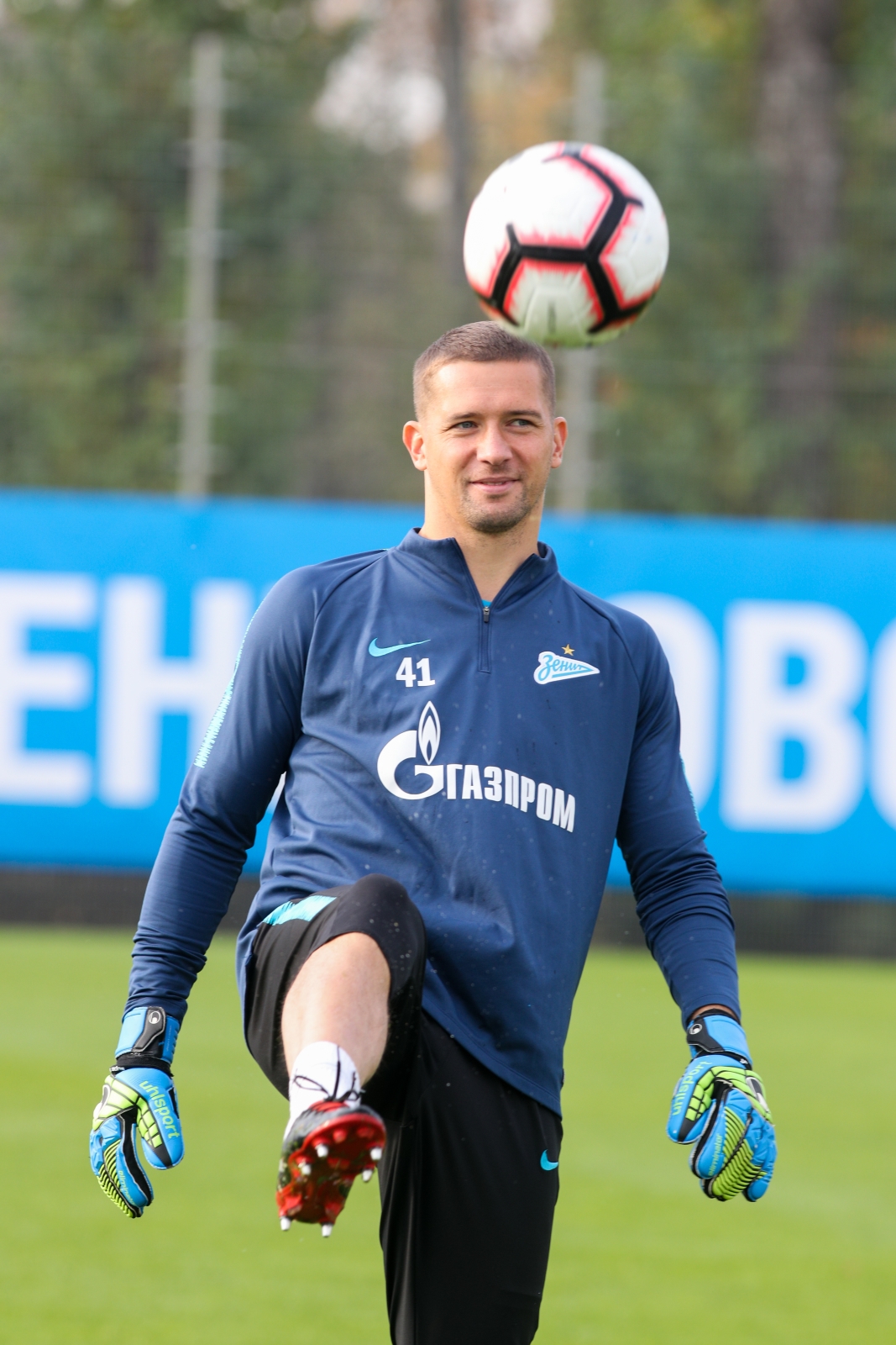 Тренировка «Зенита» перед матчем с «Динамо»