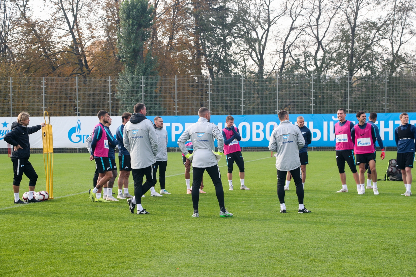 Тренировка «Зенита» перед матчем с «Динамо»