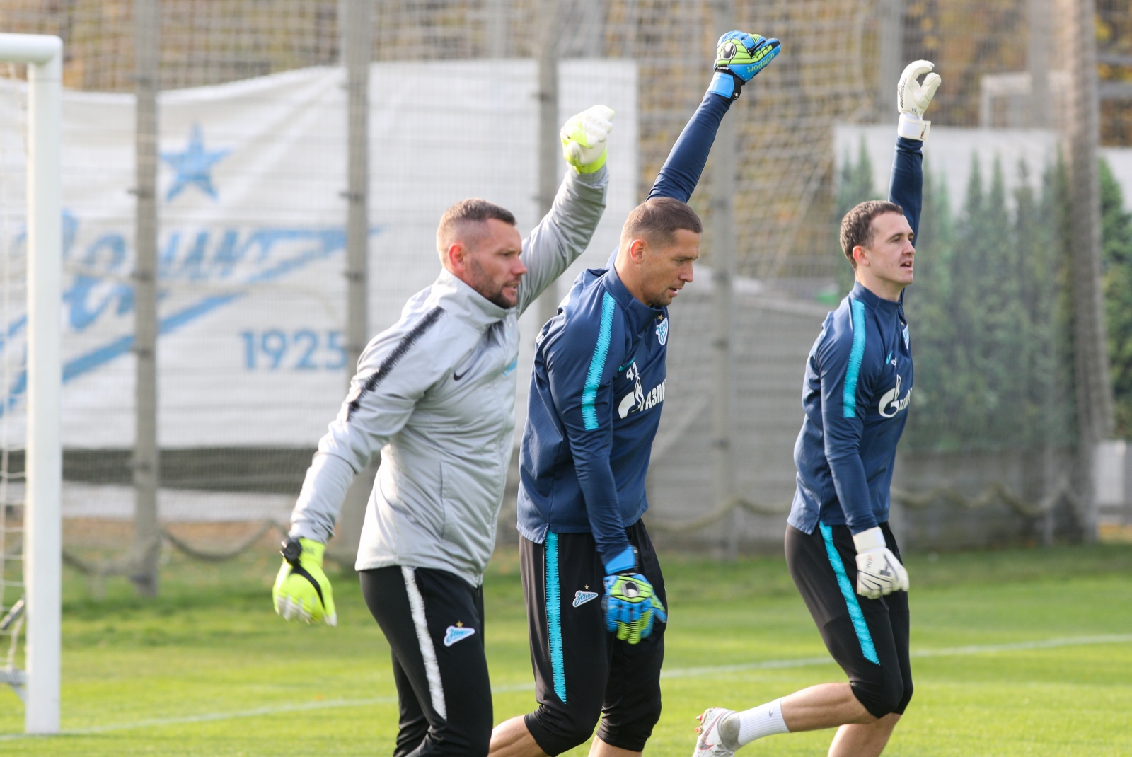 Тренировка «Зенита» перед матчем с «Динамо»