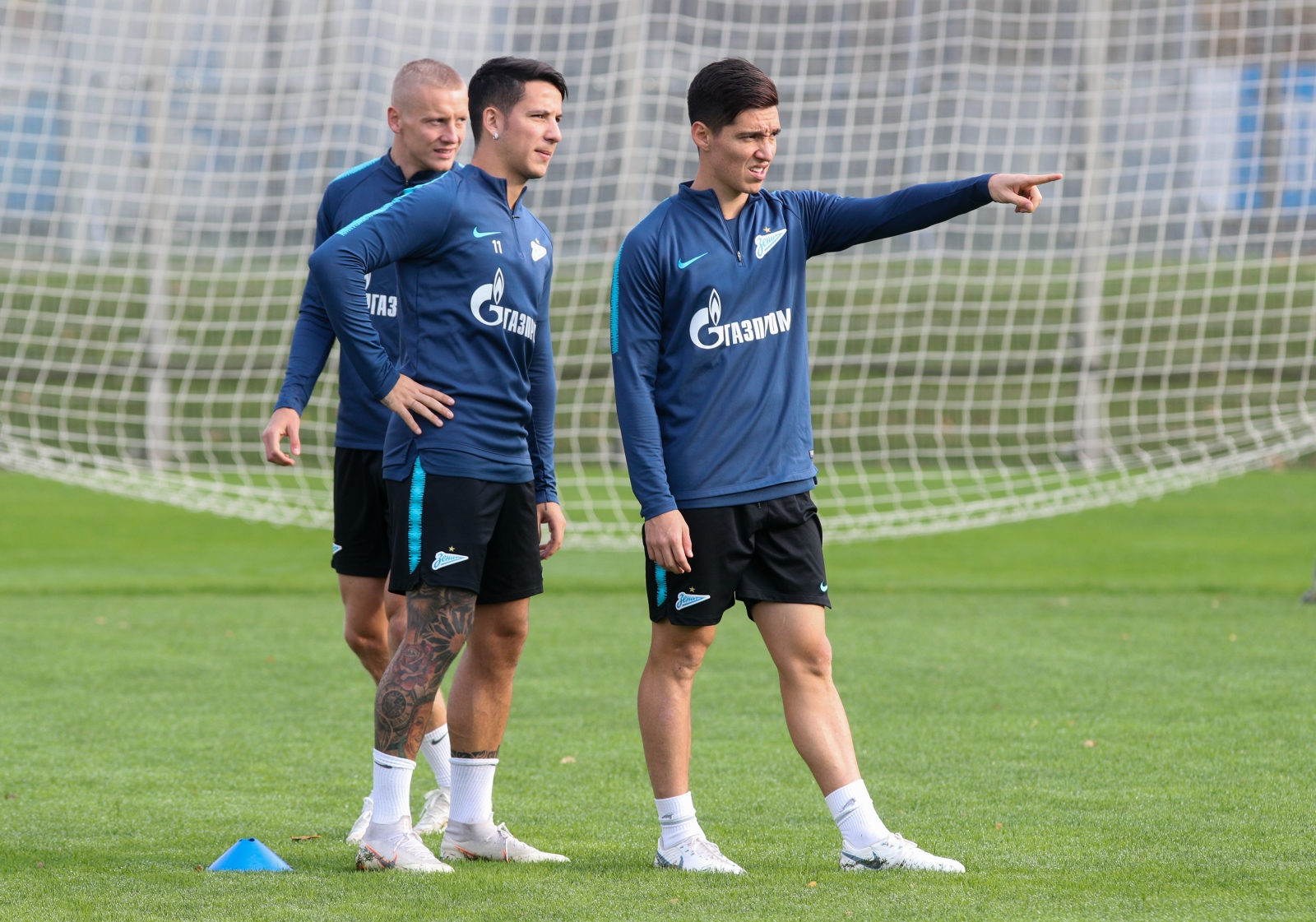 Тренировка «Зенита» перед матчем с «Динамо»