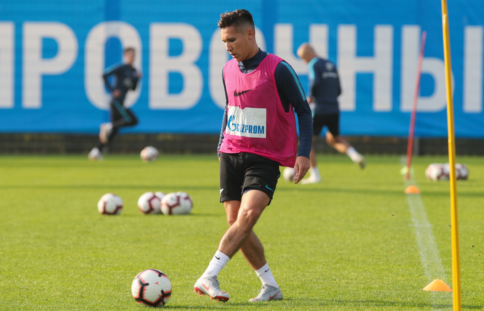 Тренировка «Зенита» перед матчем с «Динамо»