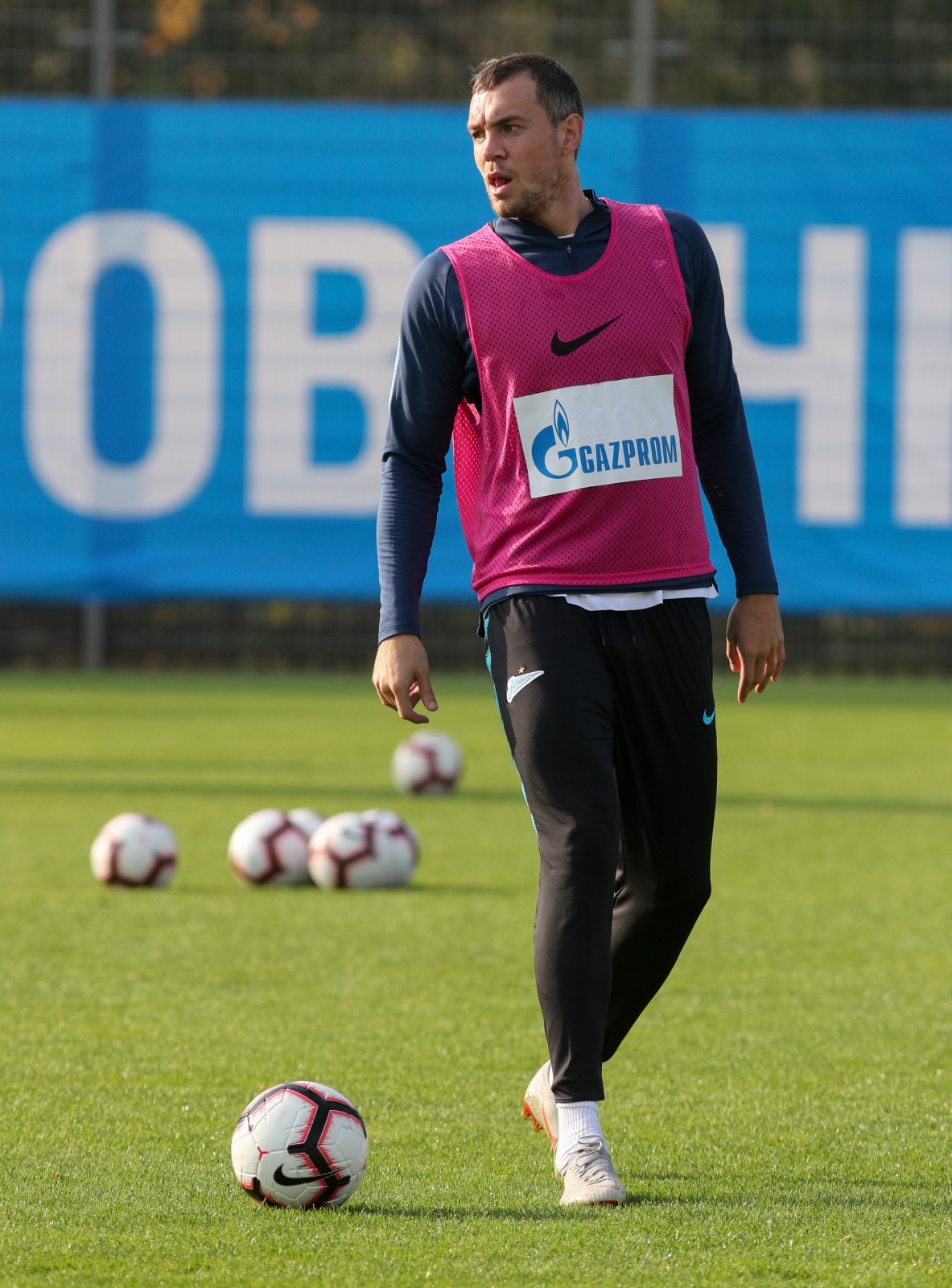 Тренировка «Зенита» перед матчем с «Динамо»