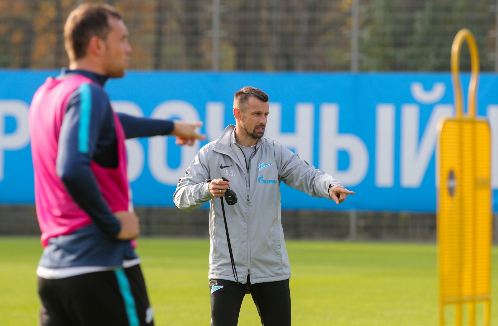 Тренировка «Зенита» перед матчем с «Динамо»