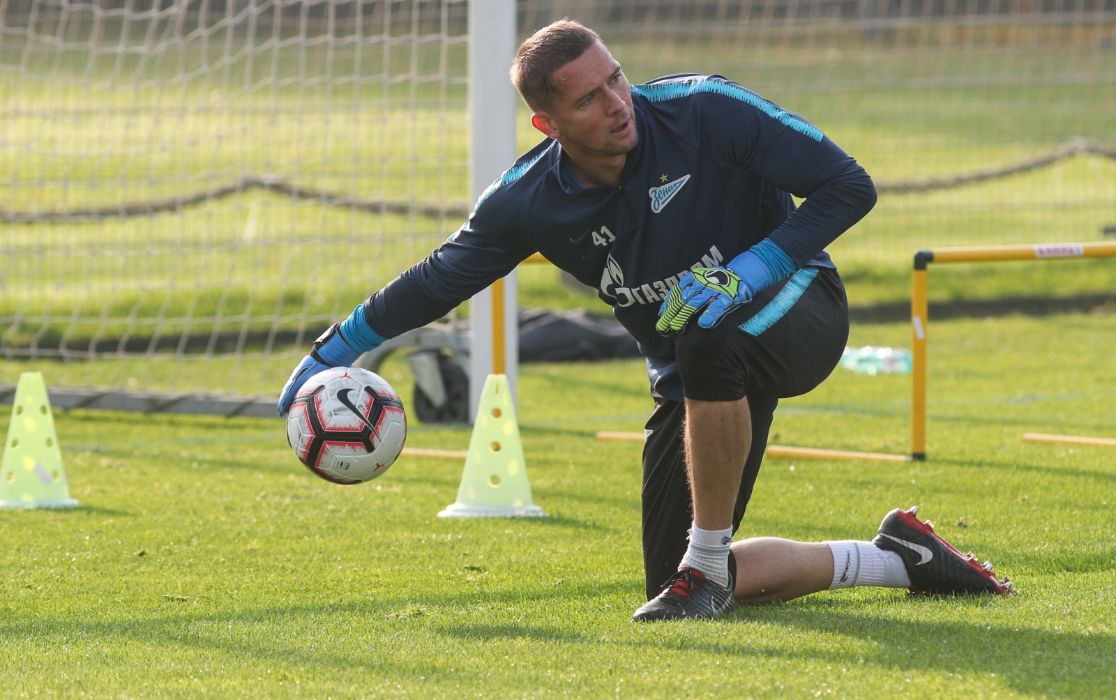 Тренировка «Зенита» перед матчем с «Динамо»